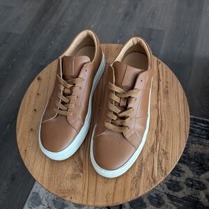 Greats Royale Brown Leather Sneakers